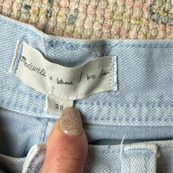 Madewell x Where I Was From Light Wash Denim Cut Off Shorts Women’s Size 28 - Picture 4 of 5